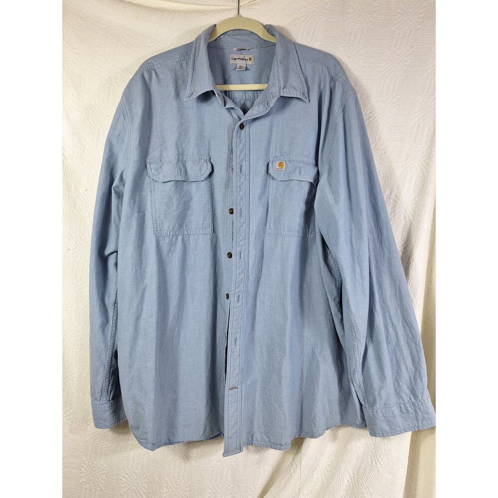 Men's shirt 2XLT Carhart long sleeve pit to pit 28(XX5)